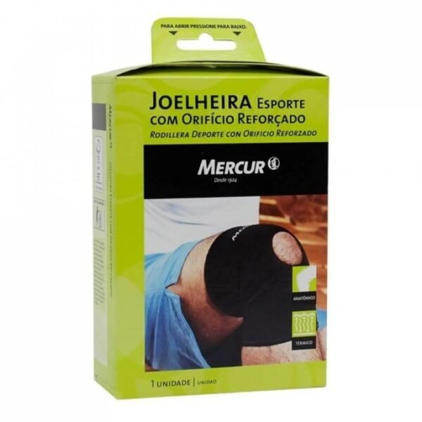 Joelheira Esporte C/Orifício Mercur