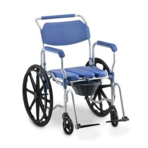 Cadeira de Banho D65 em Alumínio até 150kg Assento 44 cm Dellamed