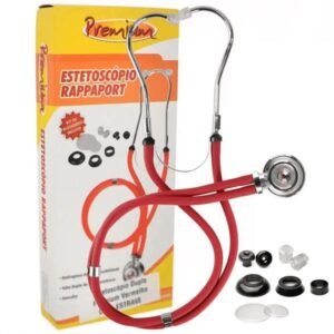 ESTETOSCOPIO ADULTO RAPPAPORT PREMIUM VERMELHO