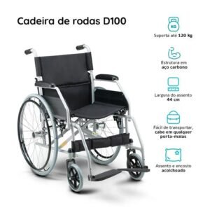 CADEIRA DE RODAS DELLAMED D100