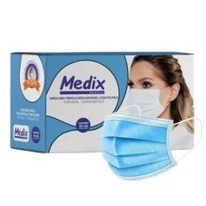 MASCARA DESC CIR. MEDIX CX/50 ( AZUL )