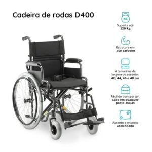 CADEIRA DE RODAS DELLAMED D400 T44