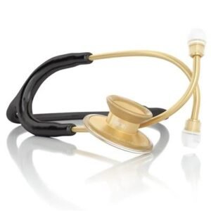 ESTETOSCOPIO ADULTO ACUSTICA DELUXE GOLD BLACK -MDF DUPLO