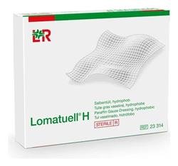 LOMATUELL COBERTURA DE GAZE PARAFINADA  5 X 5 - CX. COM 10 U