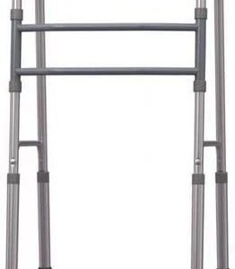 ANDADOR ALUMINIO ARTICULADO MERCUR PRATA 3 BARRAS