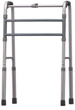 ANDADOR ALUMINIO ARTICULADO MERCUR PRATA 3 BARRAS