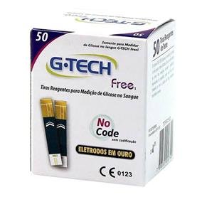 TIRA GLICEMIA CX/50 G-TECH FREE