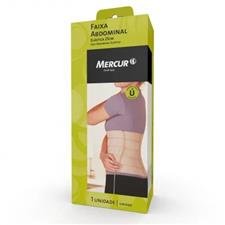 FAIXA ABDOM ELASTICA MERCUR 25CM T. UNICO