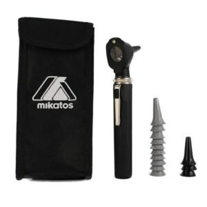 OTOSCOPIO MINI MIKATOS LED ( PRETO )