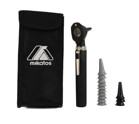OTOSCOPIO MINI MIKATOS LED ( PRETO )