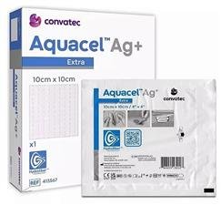 CURATIVO AQUACEL AG+ EXTRA CONVATEC 10X10CM
