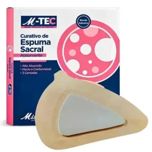 CURATIVO DE ESPUMA SACRAL ABSORVENTE 22X22 C/BORDA MISSNER