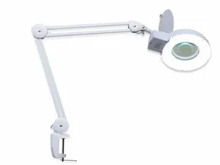 LUPA ARTICULADA 5D LED C/SUPORTE PARA MESA ARKTUS